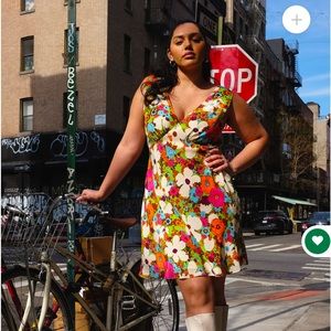 Brand new w/tags, Wray NYC plus size Mandi acid floral dress. Woman owne…